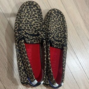 Rothy’s cheetah loafers